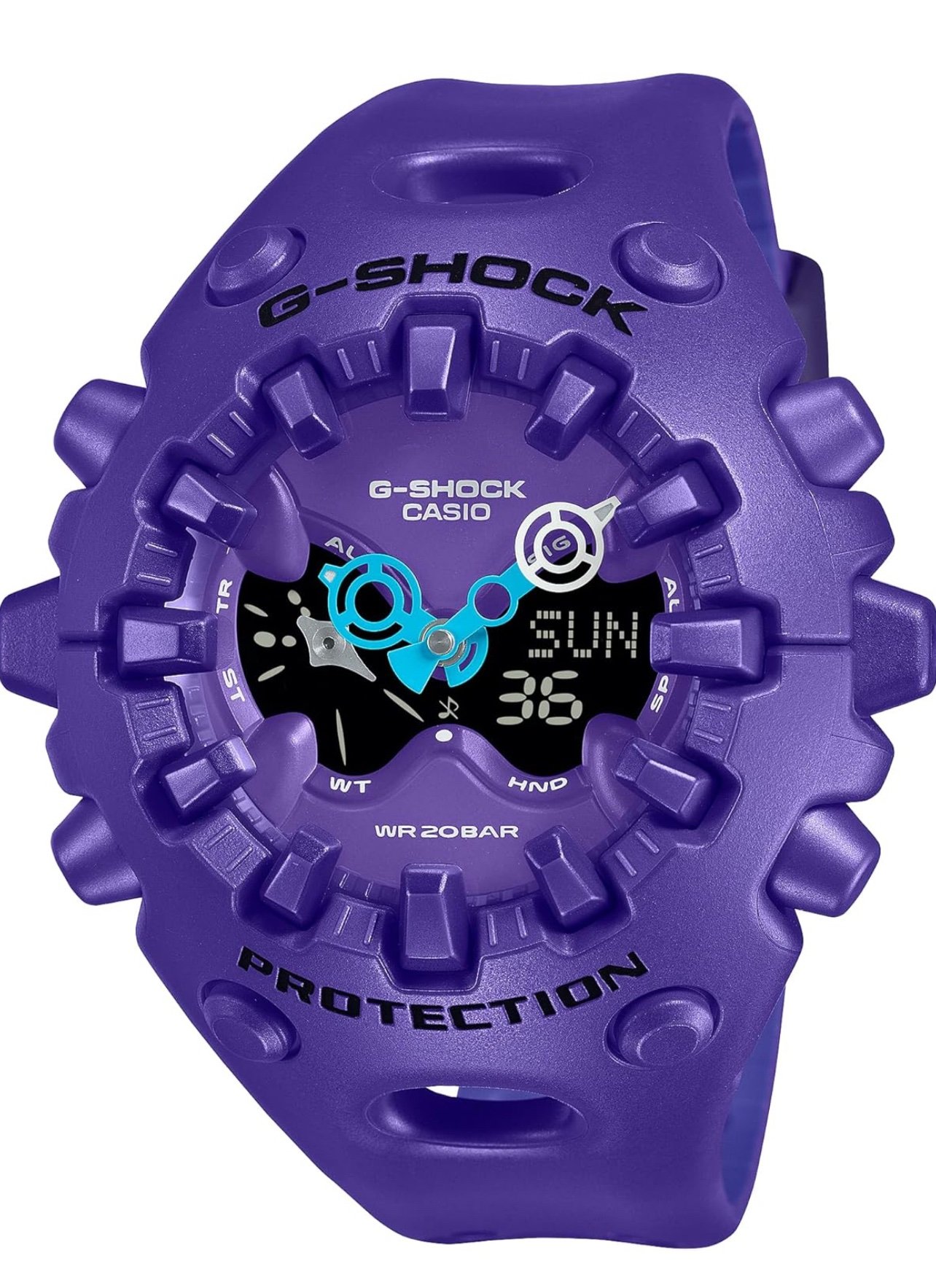 G-Shock Cool Eyes Oversize Blue Purple Watch GA-V01-2AER