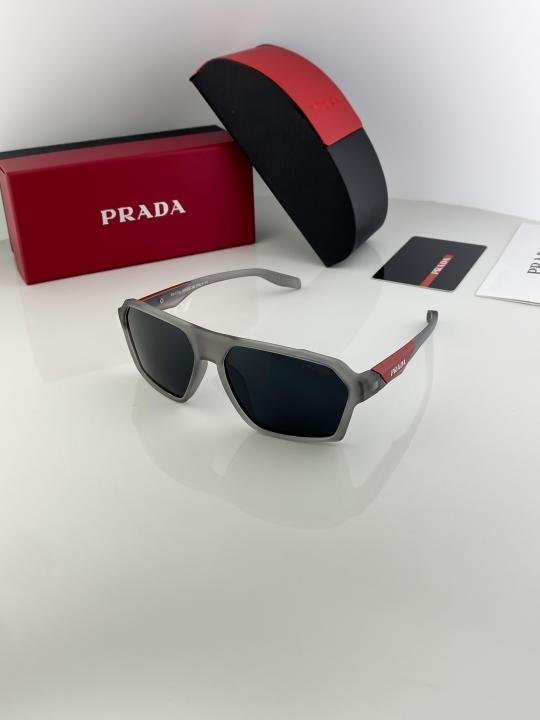 Prada Grey Black SP91 Sunglasses