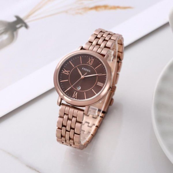 Jacqueline Three-Hand Stainless Steel Watch For Women